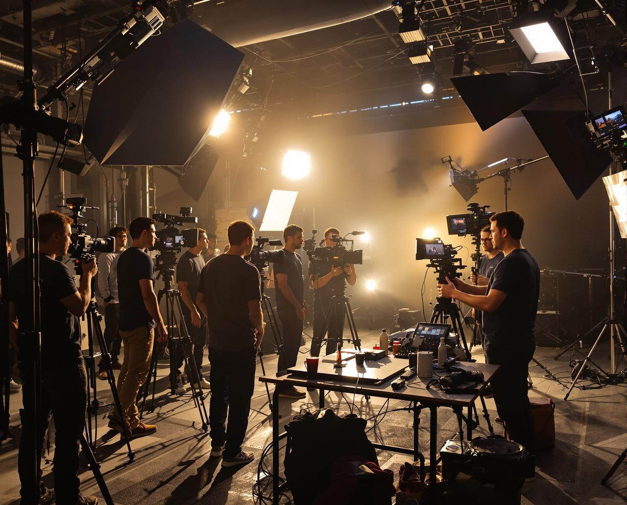 国产视频制作现场